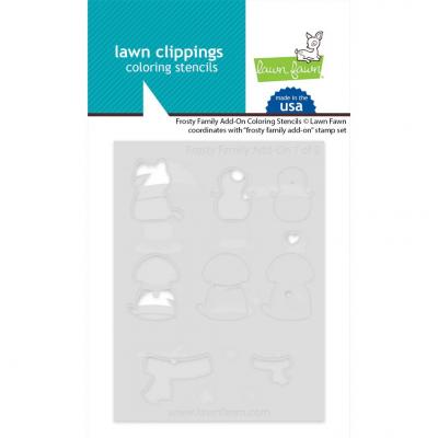 Lawn Fawn Stencil - Frosty Family Add-On